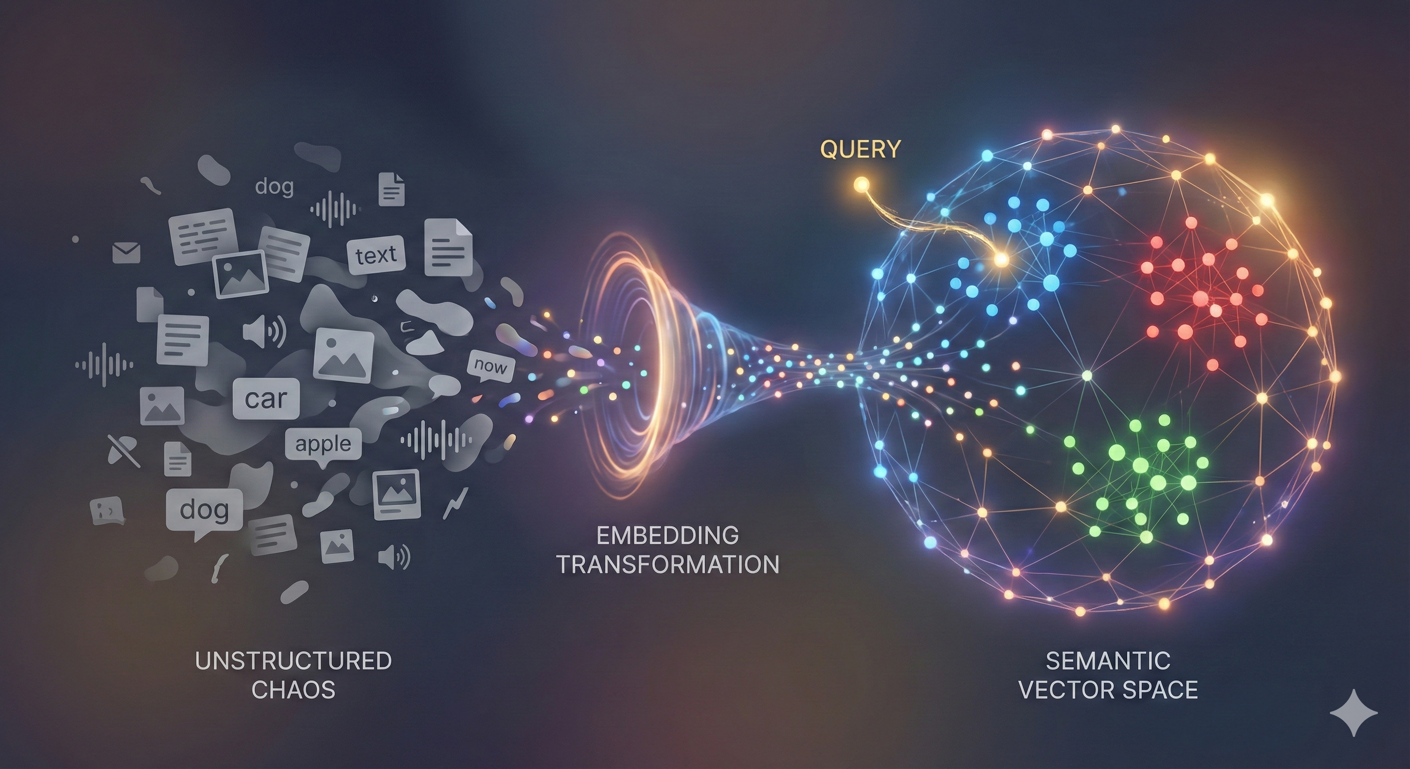 How does a vector database work?