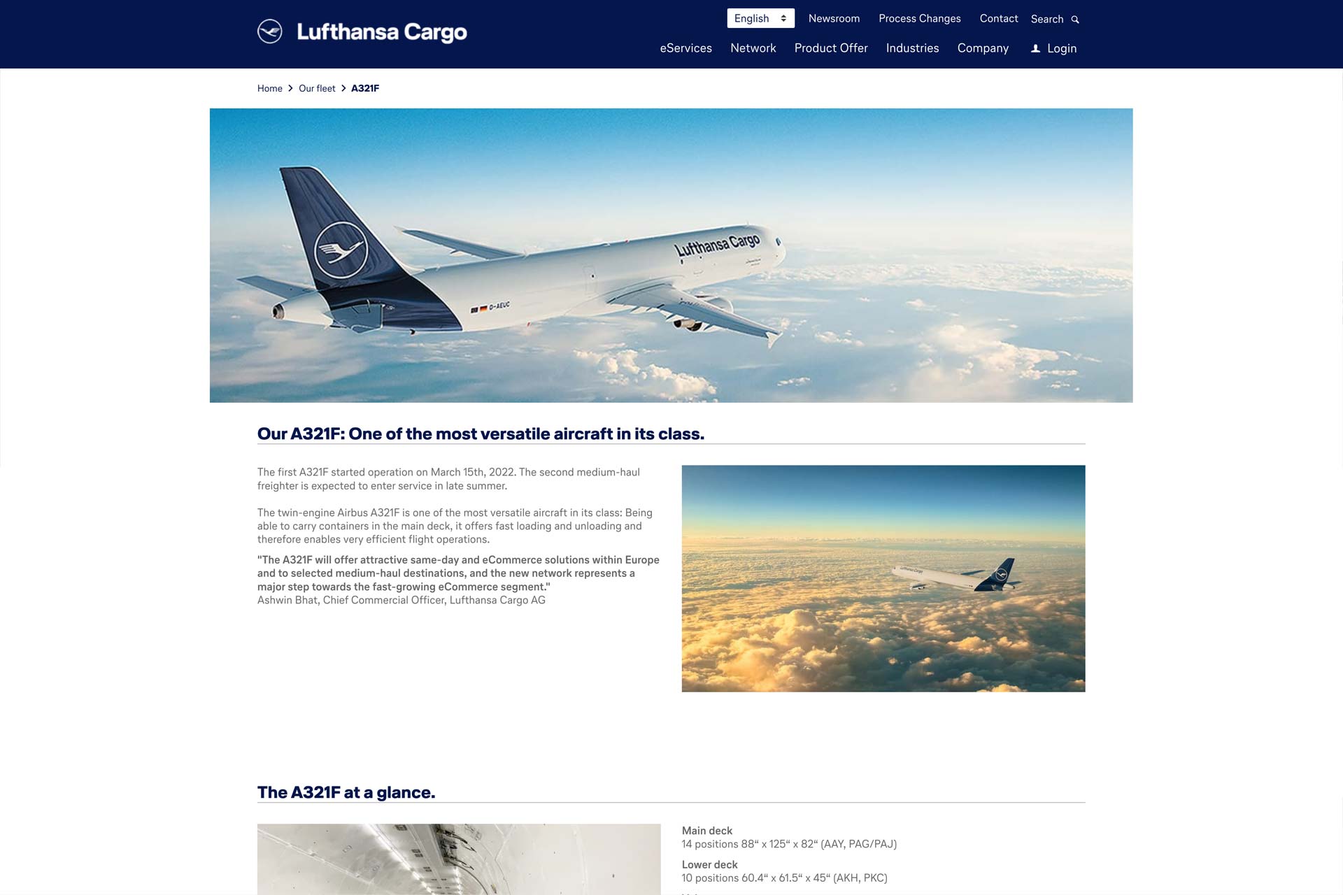Projektbeispiel Lufthansa Cargo: Transport von Luftfracht