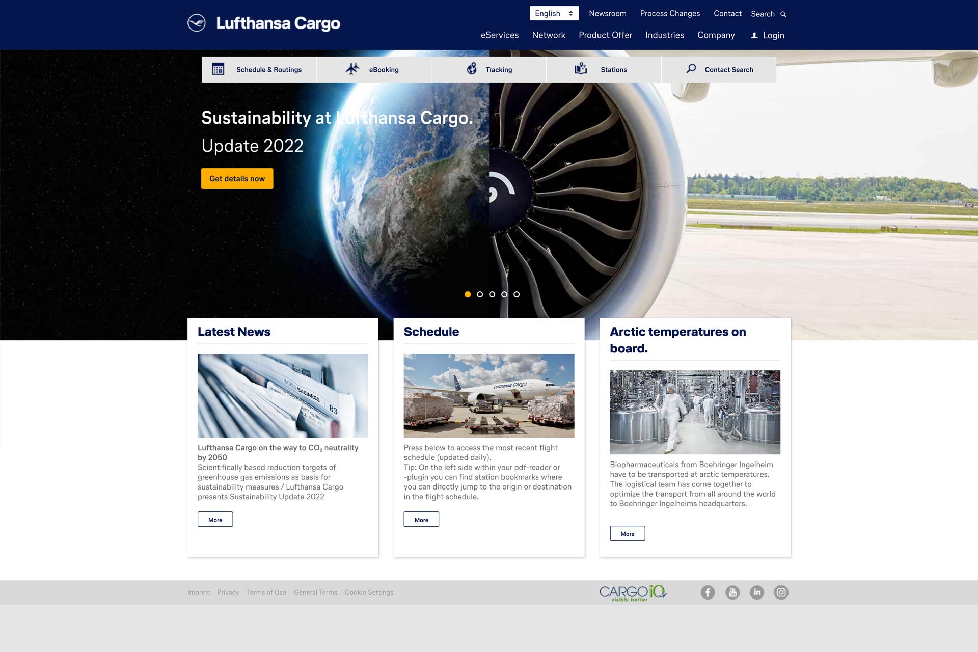 Projektbeispiel Lufthansa Cargo: Transport von Luftfracht
